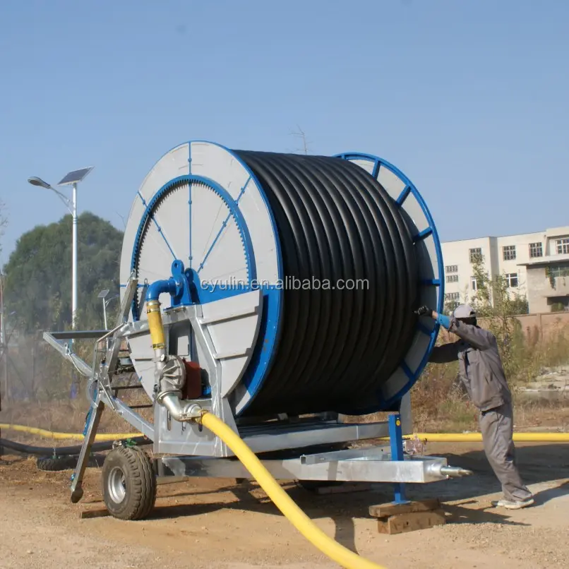 Irrigador para viagem, para fazenda, mangueira, máquina de irrigação, com boom, para terra fram, venda imperdível