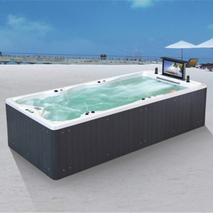 Piscina de Hidromasaje Grande para Exteriores para 8 a 10 Personas, <span class=keywords><strong>Spa</strong></span> de Natación - Product Image 1