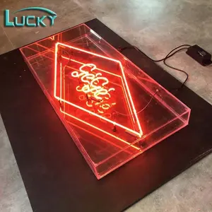 Publicité extérieure LED Neon Light up Lettres Signe avec panneau acrylique pour application de l'hôpital du centre commercial de l'entreprise - Product Image 1