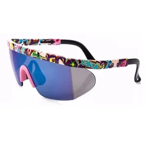 Occhiali da sole sportivi con logo personalizzato per la visione notturna occhiali da immersione con braccio di tipo estensione