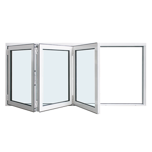 Elektrikli ev pencereler alüminyum bi- katlanır pencere inşaat firmaları için yy inşaat - Product Image 1