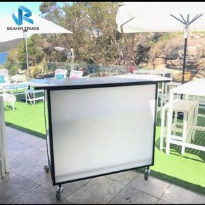 Offre Spéciale utilisé commercial LED PANNEAU PP base mobile pliante restaurant comptoir de bar de café - Product Image 6
