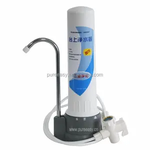 Sistema de filtro de agua de encimera única, filtro de agua de cerámica