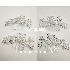 <span class=keywords><strong>Peigne</strong></span> à <span class=keywords><strong>cheveux</strong></span> de mariée vintage tendance 2025 en alliage et strass de cristal, 13 cm, pour la décoration des <span class=keywords><strong>cheveux</strong></span> - Grande Vente - Product Image 6