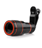 Nouvel arrivage! Objectif de caméra pour téléphone portable, mini objectif de téléphone portable, 8x 12x zoom optique, objectif télescope pour smartphone