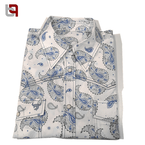 100% <strong>Paisley</strong> Print for Wholesale Cotton <strong>Men</strong> <strong>Shirt</strong> - Product Image 3