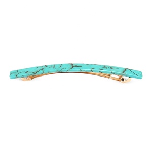 <span class=keywords><strong>Pince</strong></span> à cheveux simple <span class=keywords><strong>grande</strong></span> <span class=keywords><strong>taille</strong></span> en acétate de cellulose, 7 couleurs tendance, barrette à cheveux en acétate en gros pour femmes - Product Image 3