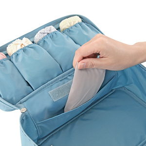Organizador de viaje portátil al por mayor Estuche de lencería Sujetador impermeable Calcetines Bolsa de almacenamiento de ropa interior - Product Image 3