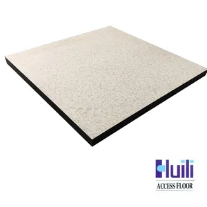 Anti statisches HPL-Finish Calciumsulfat-Doppelboden/Zugangs bodenplatte mit PVC-Band kante