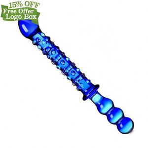 Gratis Custom Box - Real Touch Gevoel Crystal Grote Pyrex Glas Dildo Voor Dame Vrouwen Met China Fabriek Lage Prijs - Product Image 2