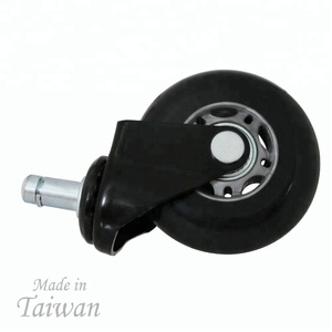CCE Caster Black 2.5 Castor Wheels Casters for Office <b>Furniture</b> Chairs - Product Image 4