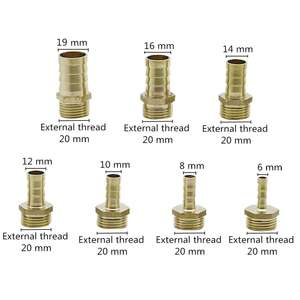 Adaptador de Manguera de Conexión Rápida de Latón con Rosca Macho/Hembra de 1/2'', Conector de Agua para Jardín Duradero y Ecológico - Product Image 3