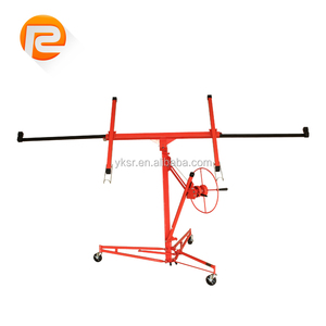 Goplus 11' Trockenbau Lift Panel Hoist Trockenen Wand Jack Roll Nachlauf Heber Abschließbar MIT CE - Product Image 2