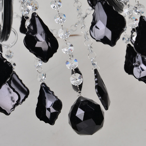 Modern European Crystal Chandelier K9 Glass Prisms E12 Remote Control Adjustable Height for Luxury Living/<strong>Dining</strong> Room <strong>Lighting</strong> - Product Image 4