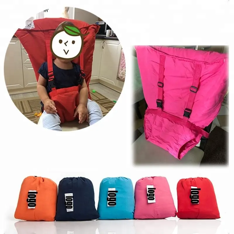 Infant Sacking Safety Harness Belt Portable High Chair Seat for Baby Feeding