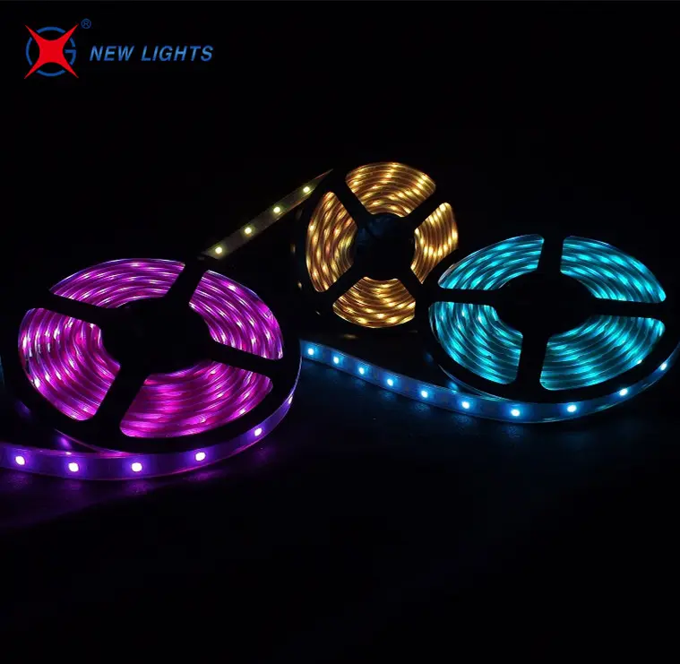 חם למכור עמיד למים ip68 rgb אדום צהוב כחול ורוד smd5050 220v גמיש led הרצועה