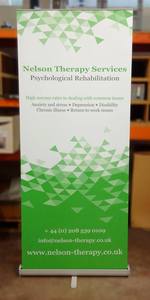 Custom moda retráctil movimiento Roll Up <span class=keywords><strong>Banner</strong></span> Horizontal soporte para pantallas de la feria - Product Image 3