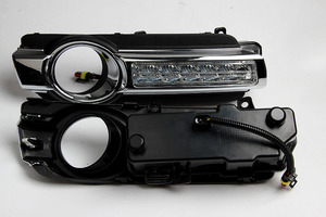 มิตซูบิชิ Pajero /Montero/Shogun <span class=keywords><strong>2015</strong></span>ไฟตัดหมอก,พร้อมไฟวิ่งกลางวัน DRL อุปกรณ์ตกแต่งรถยนต์ครบชุด - Product Image 2