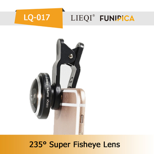 Smartphone universal con clip lente ojo de pez 235 degree para el <span class=keywords><strong>iphone</strong></span> <span class=keywords><strong>proyector</strong></span> LQ-017 OEM Accpeted - Product Image 2