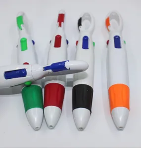 Mehrfarbiger Kugelschreiber mit individuellem Logo und Kunststoff-Lanyard-Kugelschreiber für Werbezwecke
