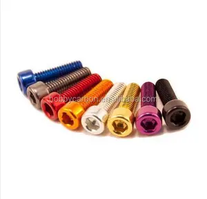 Anodize màu screws rc đồ chơi bay không người lái fastener bu lông ốc vít các loại hạt nhôm