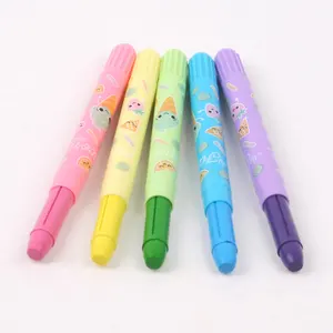 Licheng HMP05B 12-PK lápices de colores de color, Mini fluorescente chunky crayón