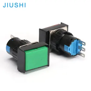 Kelly LA16J-11 hình chữ nhật momentary push button Thiết bị chuyển mạch 16 Mét 3 pin