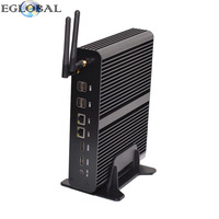 Eglobal — Mini PC windows 10, Intel Core i7-4650u, 8 go RAM, SSD 128 go, DDR3L, HD TV, 4K, ordinateur de bureau/Gaming, avec double écran