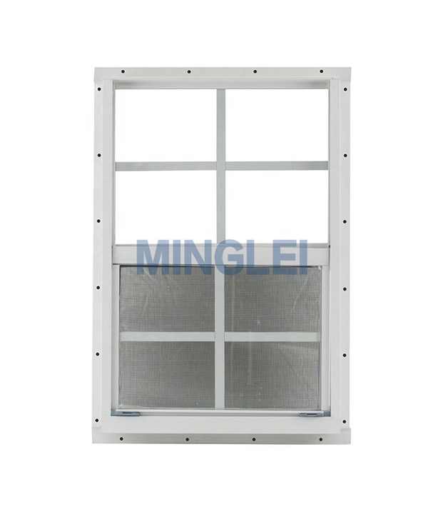 Aluminum Vertical Sliding Shed Windows - Durable & Stylish