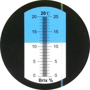 아날로그 굴절계 20% Brix 척도 과일과 채소의 Brix 수준을 측정하는 데 사용 - Product Image 2
