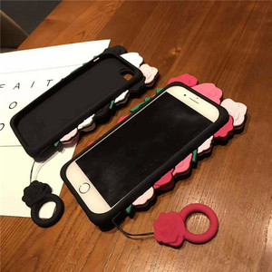 3D Romantico Rosa Molle Del <span class=keywords><strong>Silicone</strong></span> Posteriore Del Gel Della Copertura di Caso per il <span class=keywords><strong>iPhone</strong></span> 7/7plus/6/6s/6plus/<span class=keywords><strong>5</strong></span>/5s/SE - Product Image 6