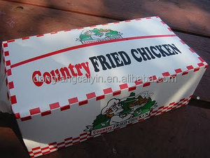 Caja Plegable de Papel Resistente al Aceite para Asar Pollo, Directo de Fábrica, para <span class=keywords><strong>Restaurante</strong></span> - Product Image 4