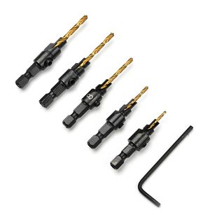 5Pc Sáu Góc Xử Lý Mũi Khoan Mũi Khoan Mũi Khoan Mộc Khai Thác Lỗ Khoan Dưới Lỗ Khoan - Product Image 5