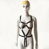 Erotische Dessous Leder Bondage Harness Frauen Gürtel Riemen Bondage Fesseln Fetisch tragen Sexspielzeug für Paare Sex Produkte