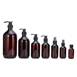 Bouteille en plastique ambrée 100 150 ml 200 250 300 500 ml Bouteille de liquide pour le lavage des mains <span class=keywords><strong>Vide</strong></span> 1 litre Bouteilles de shampooing en plastique Lotion <span class=keywords><strong>Pompe</strong></span> - Product Image 1
