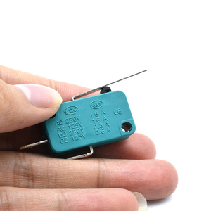 Microinterruttore Toneluck 16A 250V, Interruttore di Fine Corsa a 2 Pin Blu Momentaneo SH2-2 con Leva - Product Image 5