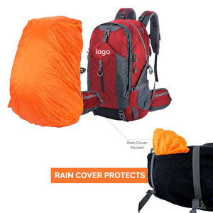 WOQI 40L <span class=keywords><strong>Mochila</strong></span> de senderismo al aire libre Cubierta de lluvia multiusos impermeable para acampar Viajes y caza - Product Image 5
