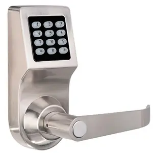 Password Keypad Door Lock Goodum Security Locks Keys Smart Locks RF Card Password Keypad Single Latch Smart Digital Door Lock D6300 For Apartment/Office