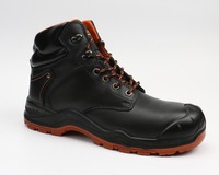 Fabricant usine de chaussures de sécurité personnalisées pour hommes bout en acier en cuir anti-écrasement imperméable résistant aux coups de couteau antistatique s3