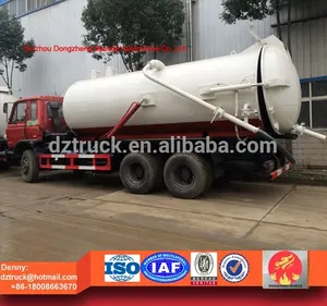 Zware cesspool emptier vrachtwagens, 16000 liter Afzuiging Riolering Truck