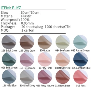 Giấy Gói Hoa Tươi Kiểu Hàn Quốc, Màu Lì Cổ Điển 2019 - Product Image 6