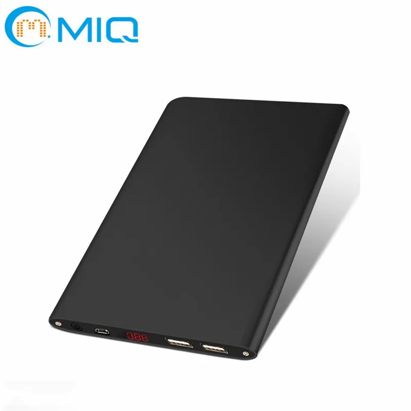 Ngân Hàng điện 20000 mAh 2 USB PowerBank Sạc Di Động Pin Ngoài Poverbank cho iPhone 7 6 5 4X8 Cho Xiaomi Mi