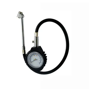 Tire Pressure Gauge Heavy Duty Dial Tire Pressure Gauge With Hose