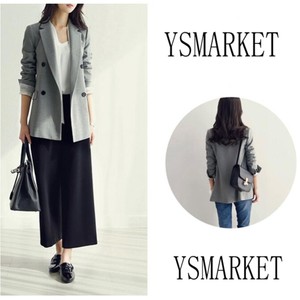 YSMARKET Elegante Delle Signore Giacca Sportiva Giacche Primavera Autunno OL Casual <span class=keywords><strong>Ufficio</strong></span> Abbigliamento Da Lavoro Intaglio Manica Lunga Top Slim Fit Vestiti Delle Donne - Product Image 3