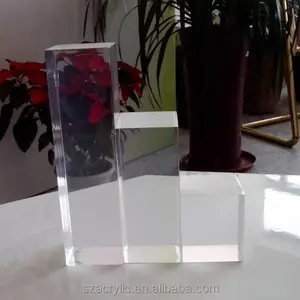 Perspex küp akrilik blok/şeffaf akrilik küp