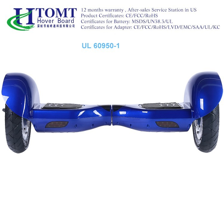 2016 HTOMT chaud vente 2 roues auto balance scooter 10 pouce hoverboard Hover carte avec bluetooth haut-parleur à distance