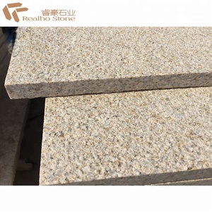 Carreaux de sol extérieur en granit Beige naturel, 20 pièces, pas cher, couleur jaune