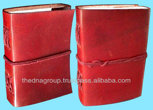 Venta al por mayor de calidad superior de promoción personalizada diario de cuero hecho a mano Vintage Correa cierre cuaderno de cuero - Product Image 2