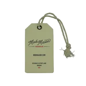 China 15year Factory Wholesale Fashion hang tag for Garment Customer Logo Barcode Hang Tag Beautiful Custom Label tag