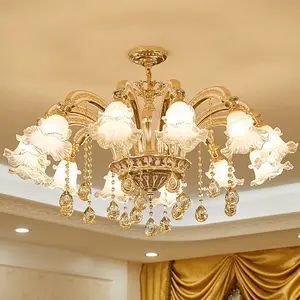 Best seller decorative round modern crystal pendant lamp for shopping mall